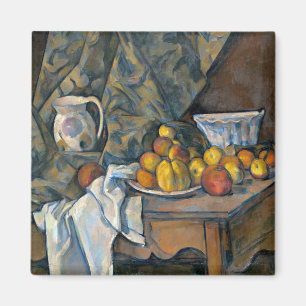 Stillleben Pauls Cezanne   mit Äpfeln und Magnet