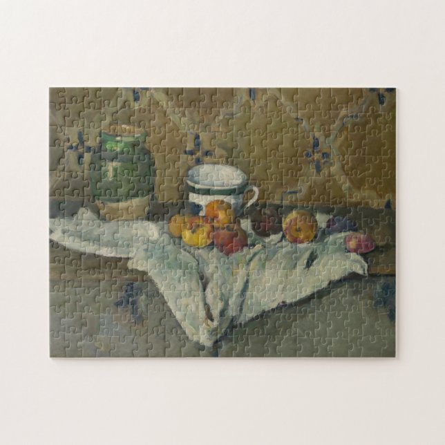 Stillleben Pauls Cezanne | mit Glas, Schale und (Horizontal)