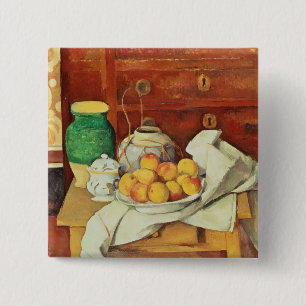 Stillleben Pauls Cezanne mit Kommode, Button