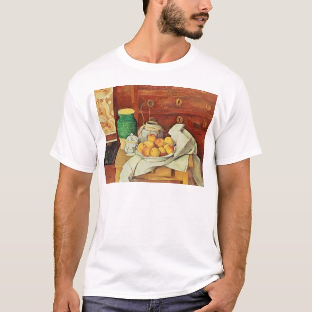 Stillleben Pauls Cezanne | mit Kommode, T-Shirt (Vorderseite)