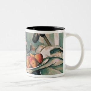 Stillleben Pauls Cezanne   mit Krug und Aubergi Zweifarbige Tasse