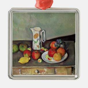 Stillleben Pauls Cezanne Paul Cezanne mit Silbernes Ornament