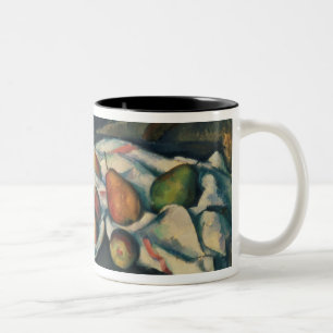 Stillleben Pauls Cezanne   von Pfirsichen und von Zweifarbige Tasse