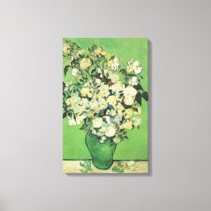 Stillleben - Rosa Rosen in einer Vase, Vincent van Leinwanddruck