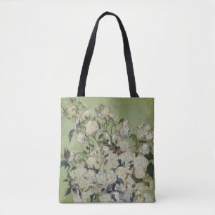 Stillleben: Rosa Rosen in einer Vase von Van Gogh Tasche