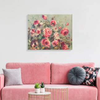 Stillleben, Rose des Vargemont | Renoir Leinwanddruck