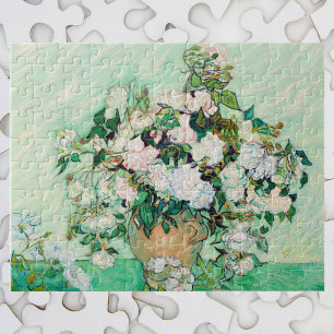Stillleben Rosen in einer Vase von Vincent van Gog