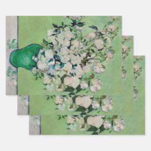 Stillleben Rosen in einer Vase von Vincent van Gog Geschenkpapier Set