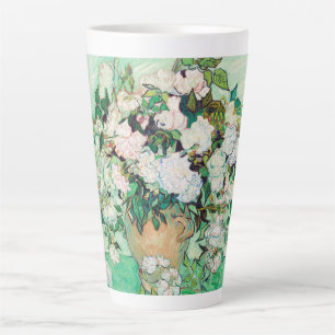 Stillleben Rosen in einer Vase von Vincent van Gog Milchtasse