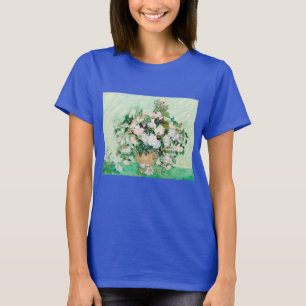 Stillleben Rosen in einer Vase von Vincent van Gog T-Shirt
