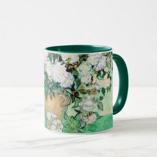 Stillleben Rosen in einer Vase von Vincent van Gog Tasse