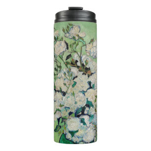 Stillleben Rosen in einer Vase von Vincent van Gog Thermosbecher