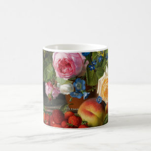 Stillleben Rosen und Erdbeeren von Otto Ottesen Kaffeetasse