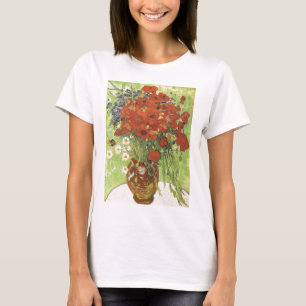 Stillleben - Rote Mohnblumen und Morden T-Shirt