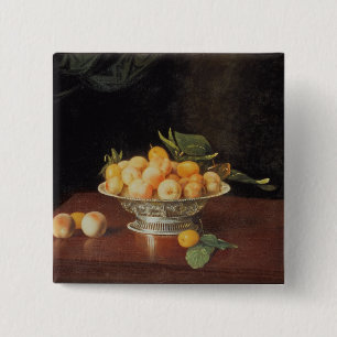 Stillleben T32176 der Pfirsiche, c.1700 Button