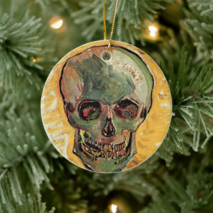 Stillleben Totenkopf von Vincent van Gogh Keramikornament