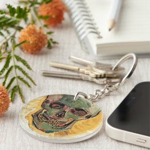 Stillleben Totenkopf von Vincent van Gogh Schlüsselanhänger