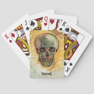 Stillleben Totenkopf von Vincent van Gogh Spielkarten