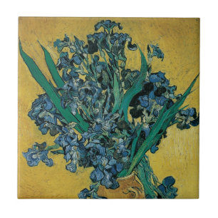 Stillleben-Vase mit Schwertlilien von Vincent van  Fliese