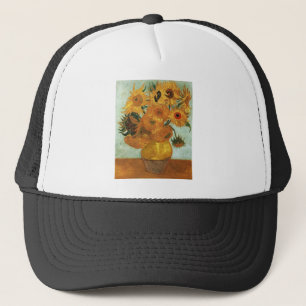 Stillleben - Vase mit zwölf Sonnenblumen, Vincent Truckerkappe