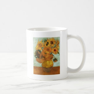 Stillleben - Vasen mit zwölf Sonnenblumen, Vincent Kaffeetasse