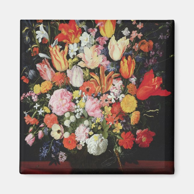 Stillleben von Blume, 1610er Magnet (Vorne)