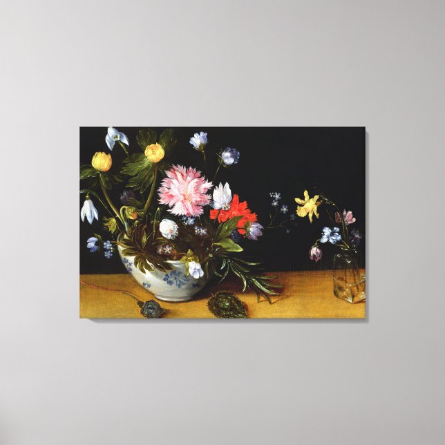 Stillleben von Blume Leinwanddruck (Vorderseite)