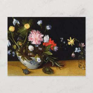 Stillleben von Blume Postkarte