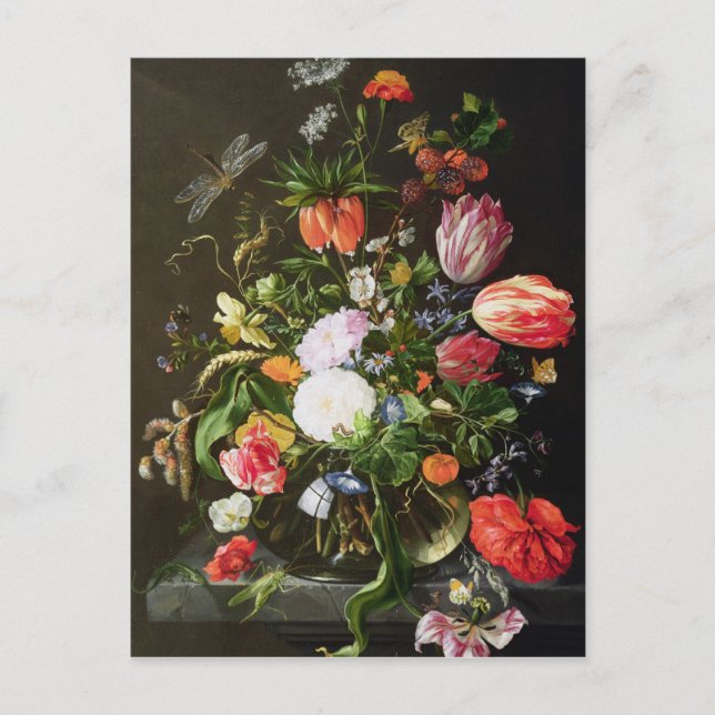 Stillleben von Blume Postkarte (Vorderseite)