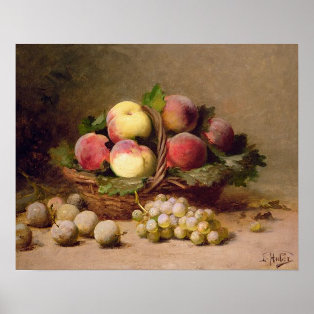 Stillleben von Obst Poster (Vorne)