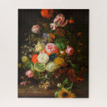 Stillleben von Rose, Tulpen, einer Sonnenblume, 17<br><div class="desc">Rachel Ruysch - Stillleben von Rose,  Tulpen,  einer Sonnenblume und anderen Blume in einer Glasvase mit einer Biene,  einem Schmetterling und anderen Insekten auf einem Marmorkamm,  1710. Rachel Ruysch (1664-1750) war ein niederländischer Stillleben-Maler aus den nördlichen Niederlanden.</div>
