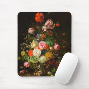 Stillleben von Rose, Tulpen, einer Sonnenblume, 17 Mousepad