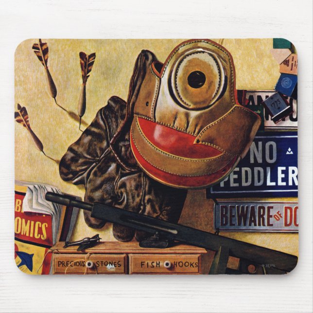 Stillleben von Spielzeug Mousepad (Vorne)