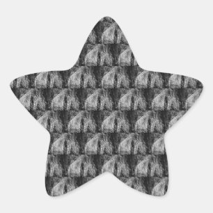 Stillleben Zuhause Stern-Aufkleber