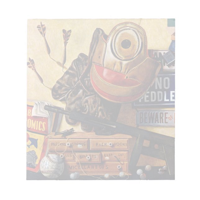 Stilllife of Boys Toys Notizblock (Vorderseite)