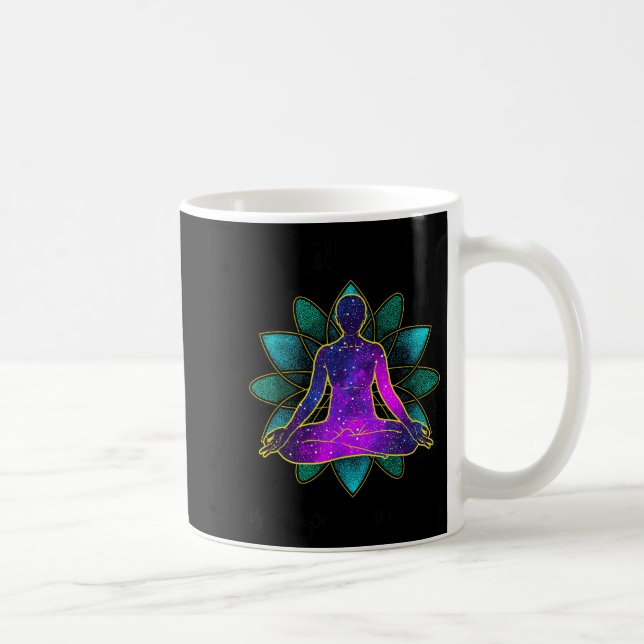 Stillness Is The Path To Clarity Gratitude Motivat Kaffeetasse (Rechts)