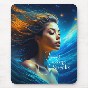 Stillness spricht   Meditation Celestie Art Mousepad