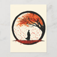 Stillness Zen Circle Herbst Fallende Blätter