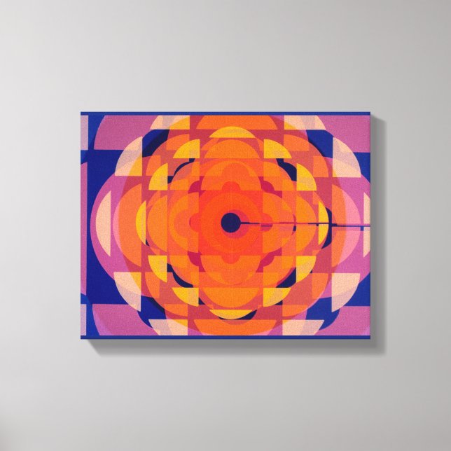 Stillogos der CBC-1970er Leinwanddruck (Vorderseite)