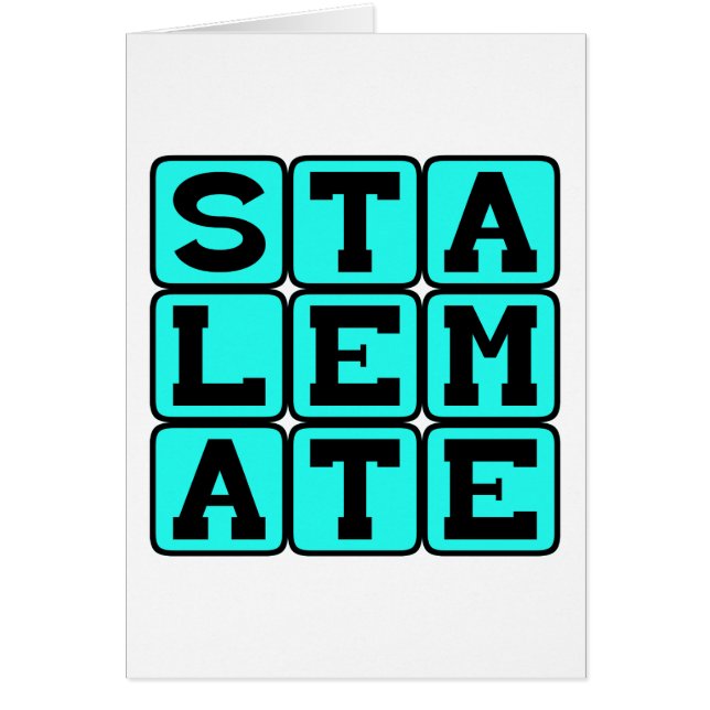 Stillstand, Wettbewerbsstillstand im Schach (Vorne)