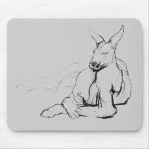 Stillstehender Athlet Mousepad