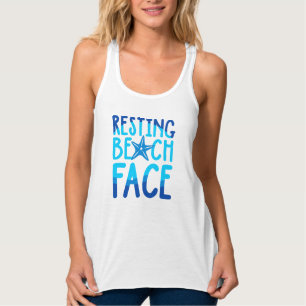 Stillstehendes Strand-Gesicht Tank Top