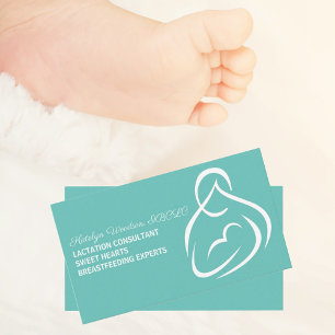 Stillzeit Berater Aquamarin Doula Visitenkarte
