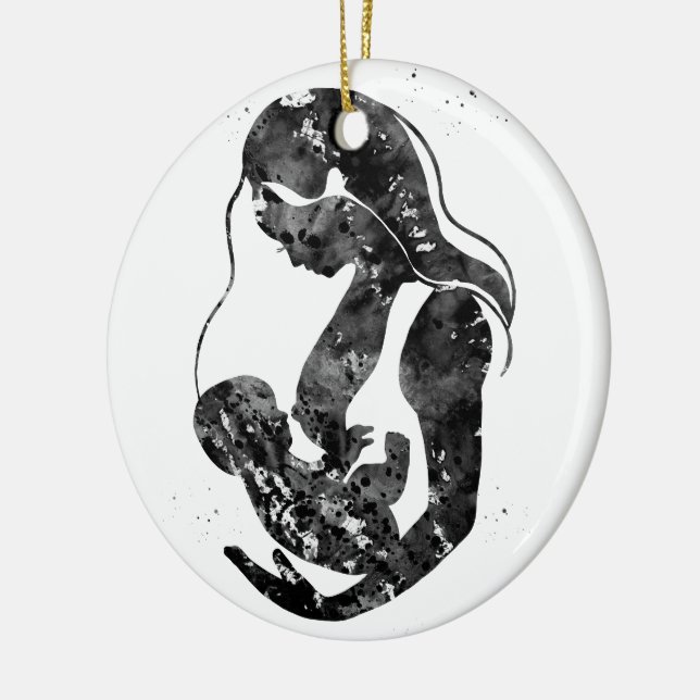 Stillzeit Keramik Ornament (Links)
