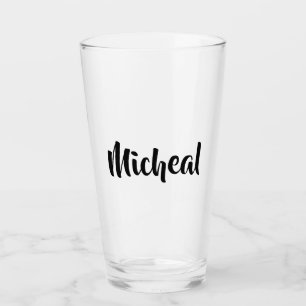 Stilname in Schwarz Glas