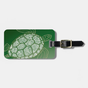 Stilreisen mit der Hawaii Green Sea Turtle Gepäckanhänger