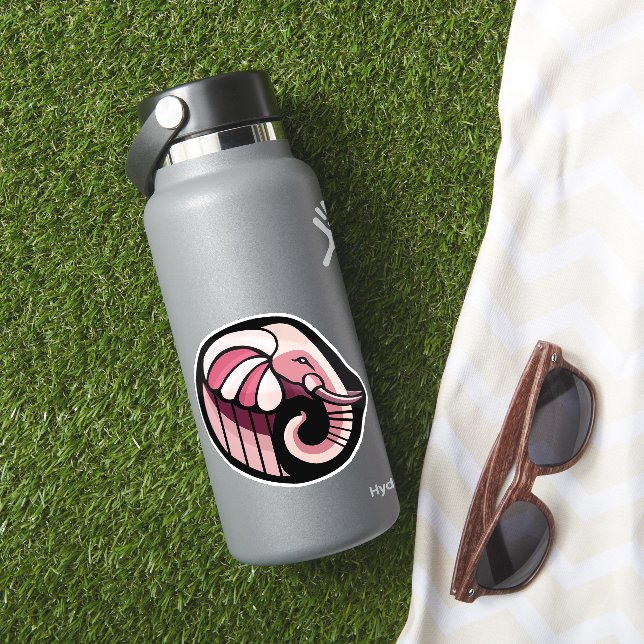 Stilrosa Elefant Aufkleber (HydroFlask Insitu)