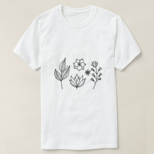 Stilschaffende weiße und schwarze Geschenkschöpfun T-Shirt