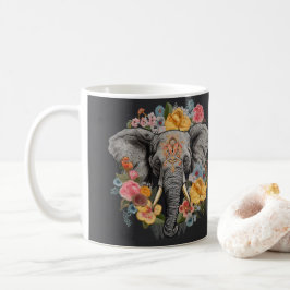 Stilschlüpfen mit Eleganten Elefanten-Tasse Kaffeetasse