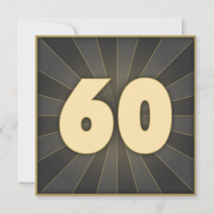 Stilsvolle Einladungen zum 60. Geburtstag